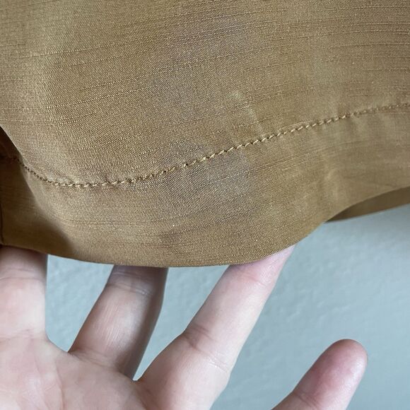 Free People Nothin to Say Pleated Pant Womens Small Gold Brown Wide  Lagenlook - Picture 7 of 16